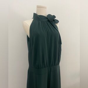BODEN Halter Wide Leg Jumpsuit Emerald Green UK16R US12R